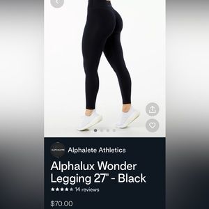 New with tags Alphalete Alphalux leggings
